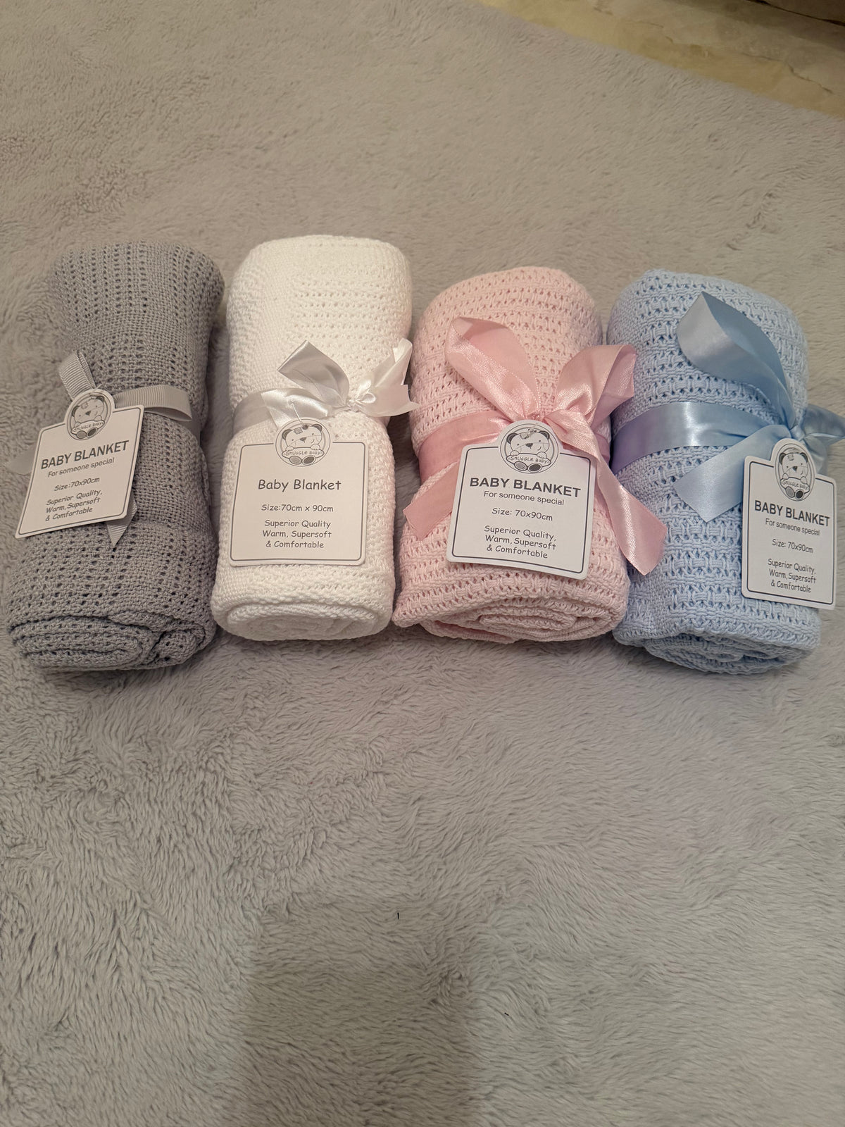 Snuggle Cellular Baby Blanket