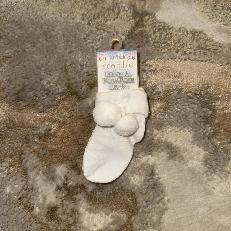 Children’s Ankle Socks With Pom Poms