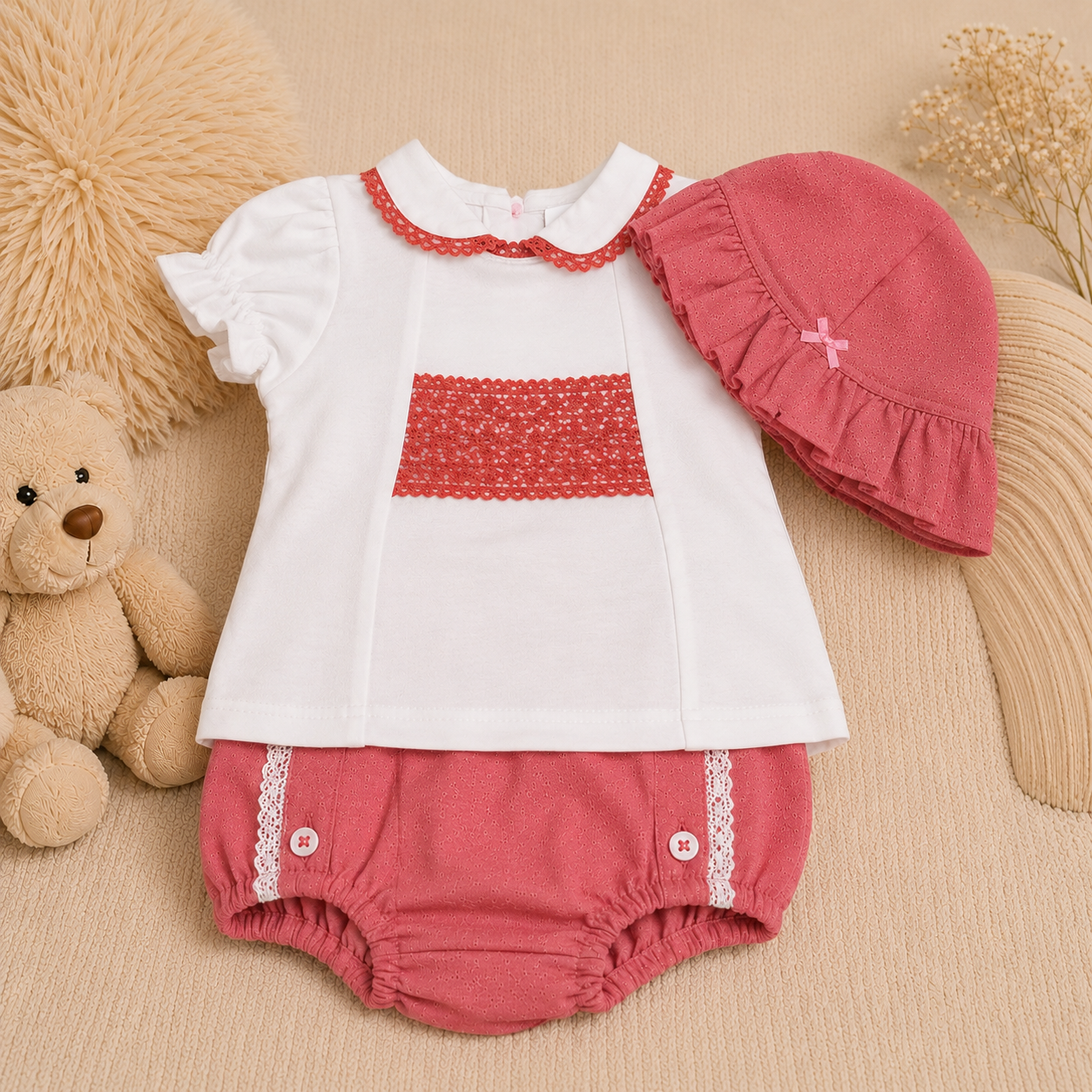Dusky Pink 3 Peice Set