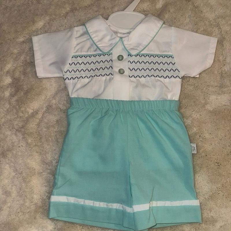 Boys' Smocked Suit - Elegant & Stylish Design for Versatile Occasions - Comfortable Fit for Little Ones