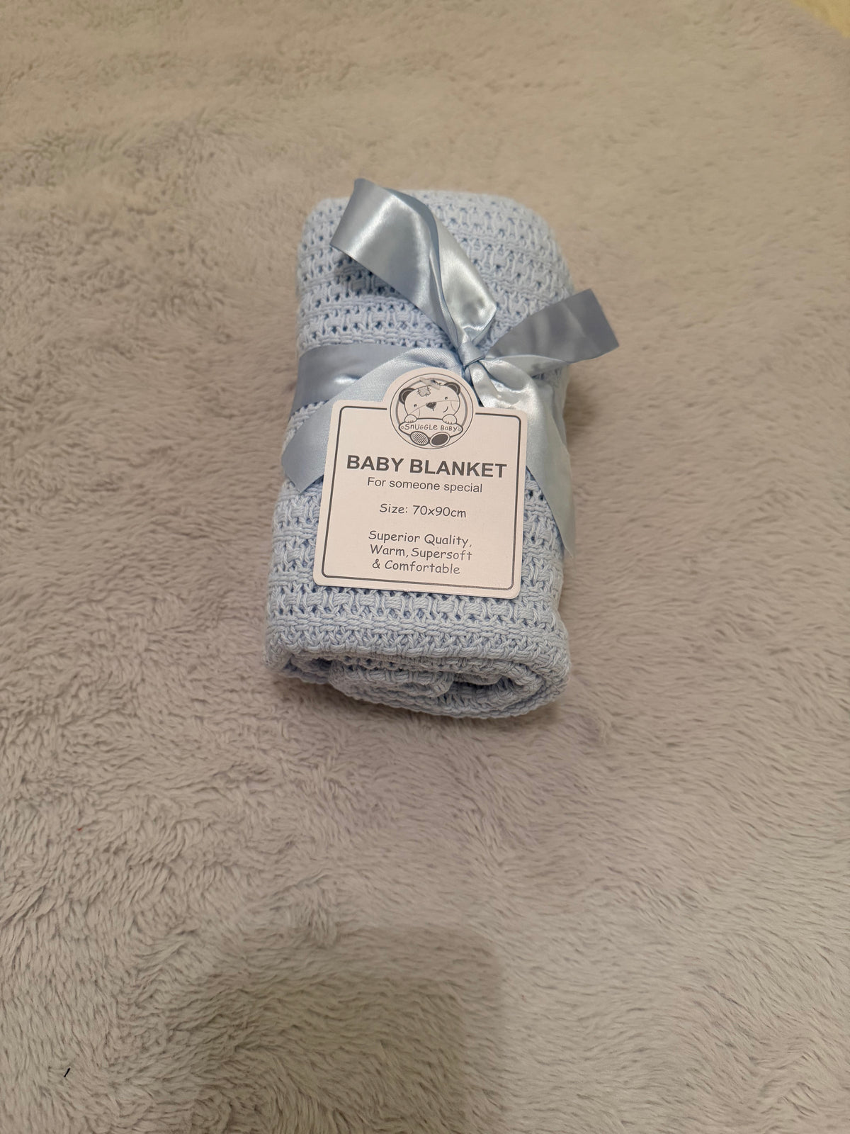 Snuggle Cellular Baby Blanket