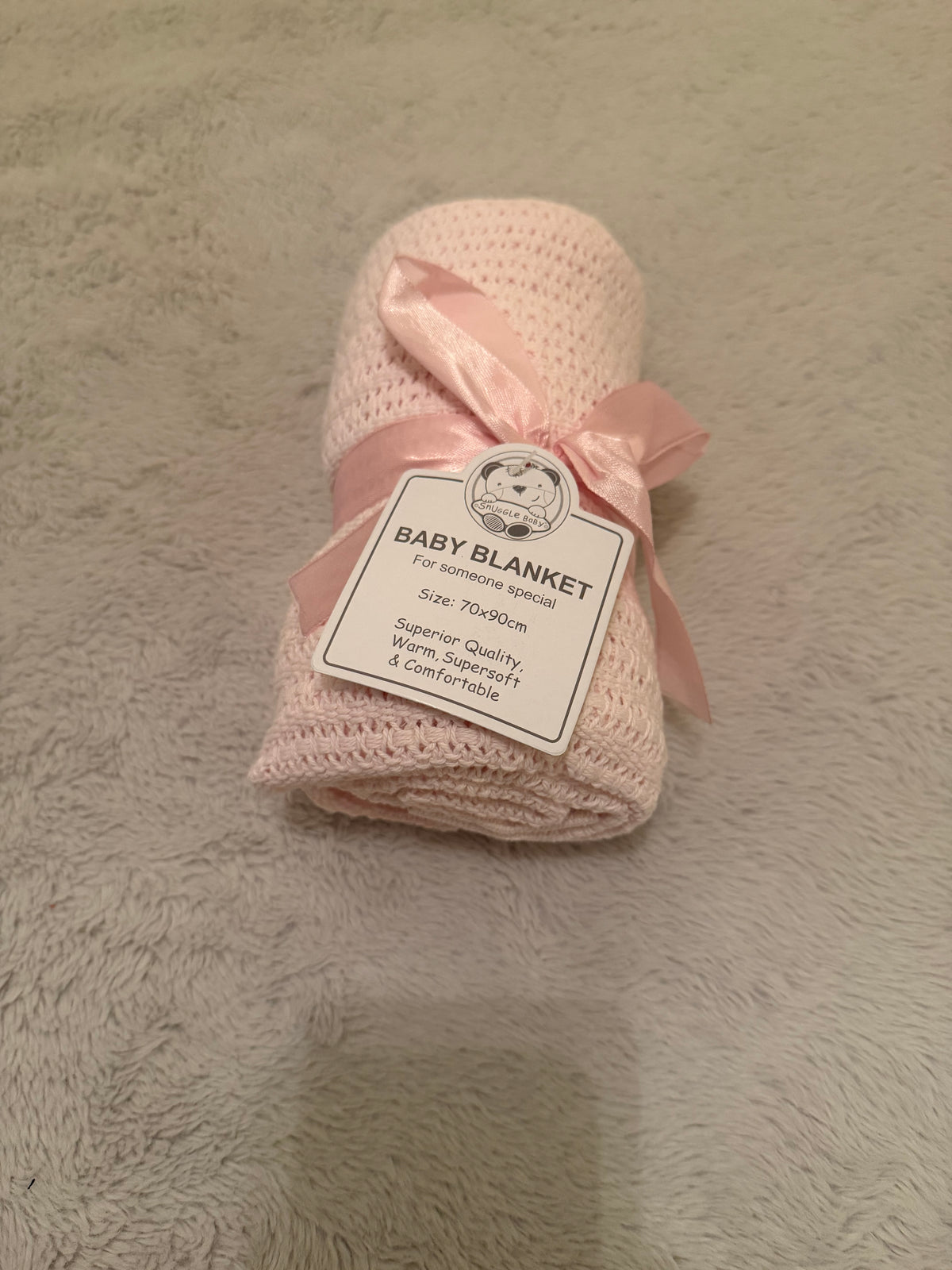 Snuggle Cellular Baby Blanket