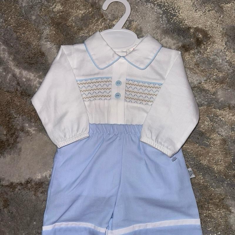 Boys' Smocked Suit - Elegant & Stylish Design for Versatile Occasions - Comfortable Fit for Little Ones