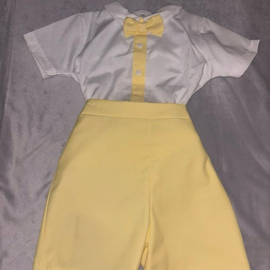 Daisy Lemon Romper Set