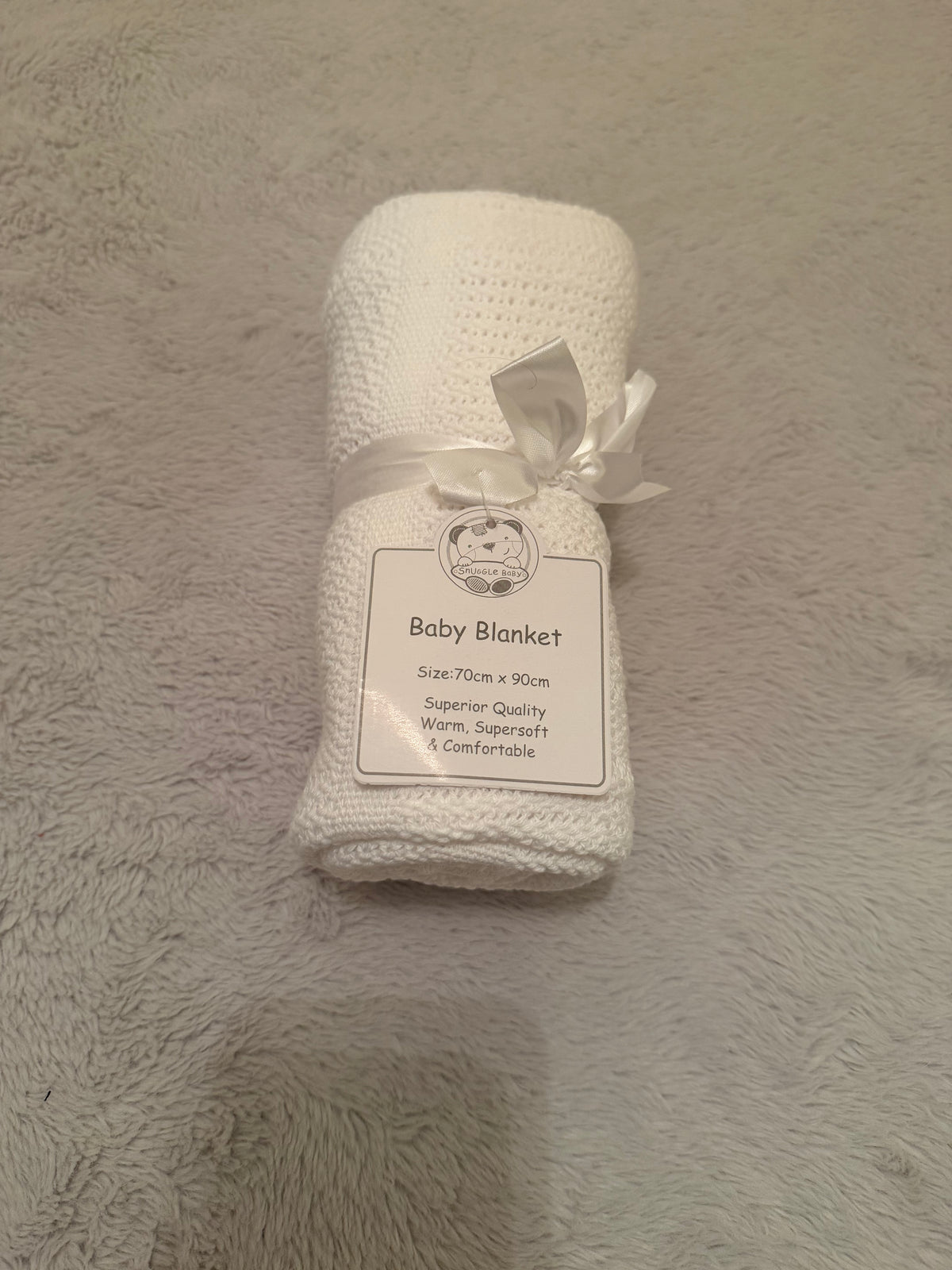 Snuggle Cellular Baby Blanket