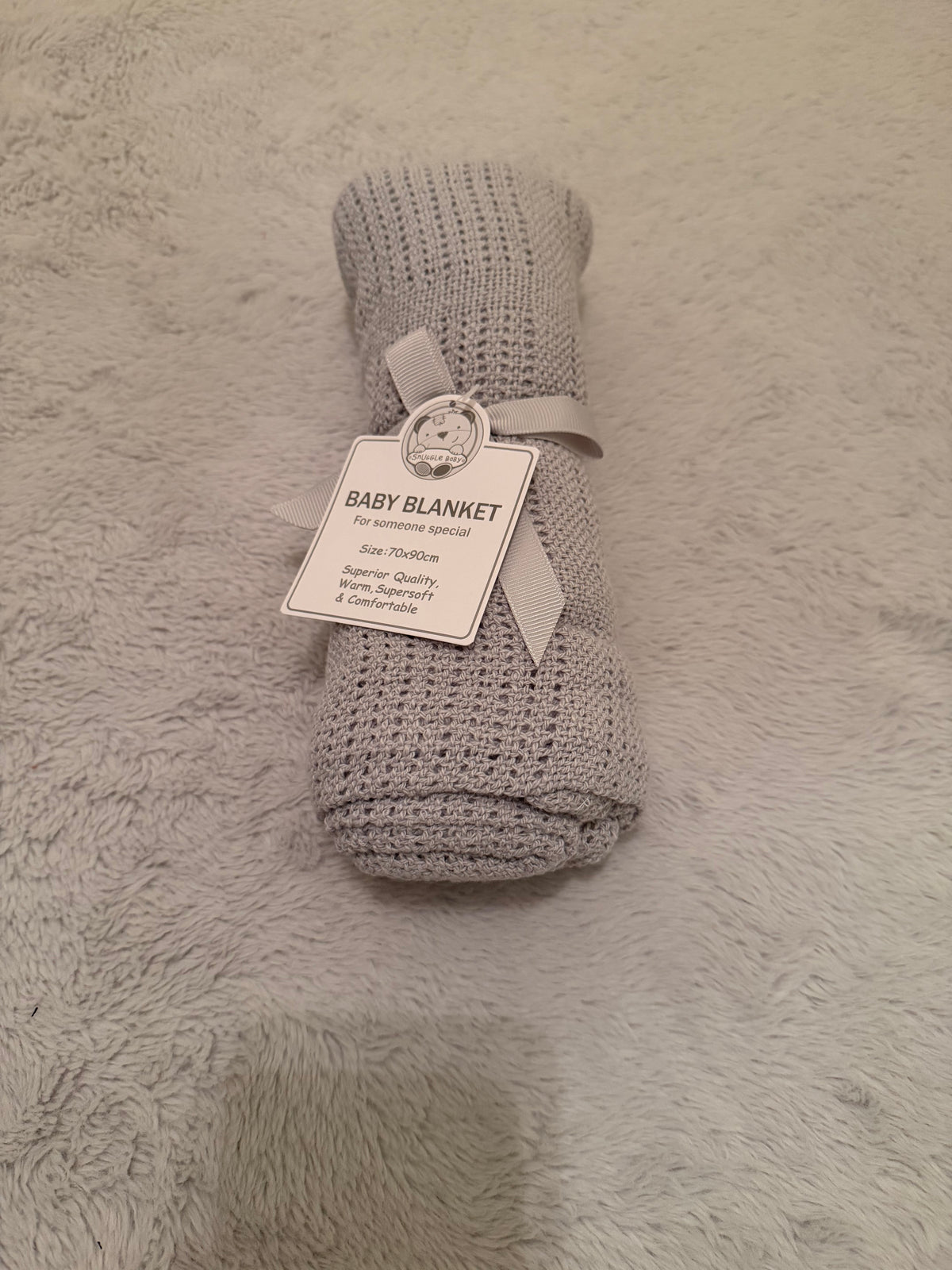 Snuggle Cellular Baby Blanket